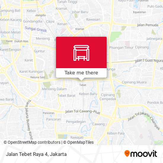 Jalan Tebet Raya 4 map