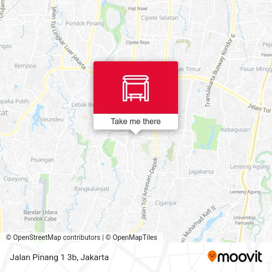 Jalan Pinang 1 3b map
