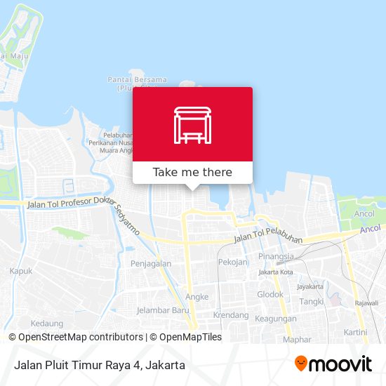 Jalan Pluit Timur Raya 4 map