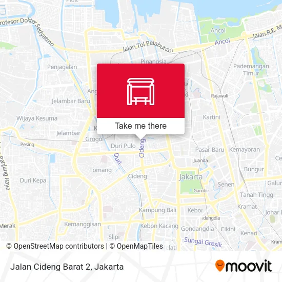 Jalan Cideng Barat 2 map
