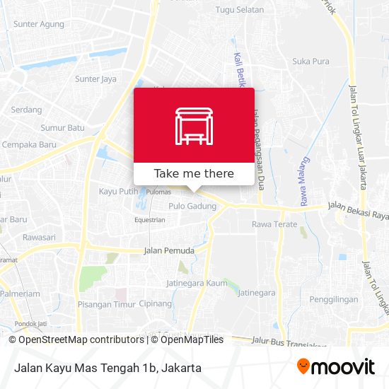 Jalan Kayu Mas Tengah 1b map