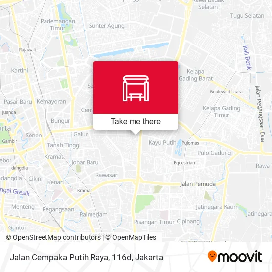 Jalan Cempaka Putih Raya, 116d map