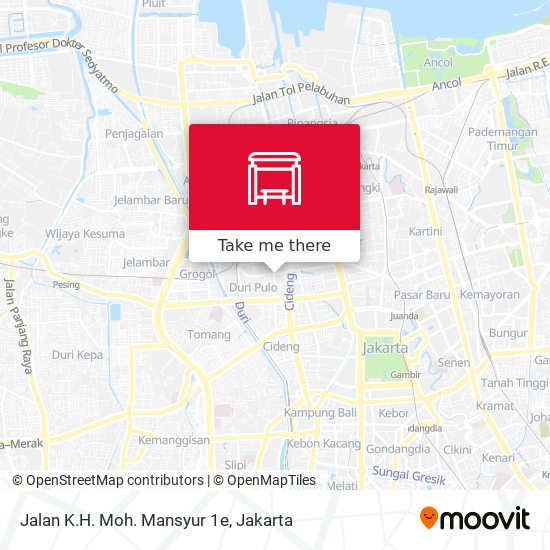 Jalan K.H. Moh. Mansyur 1e map