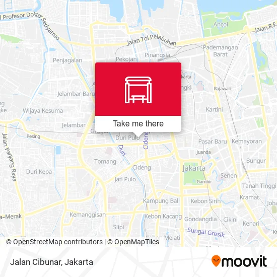 Jalan Cibunar map