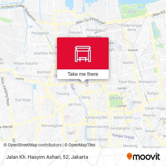 Jalan Kh. Hasyim Ashari, 52 map