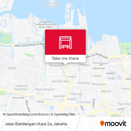 Jalan Bandengan Utara 2a map