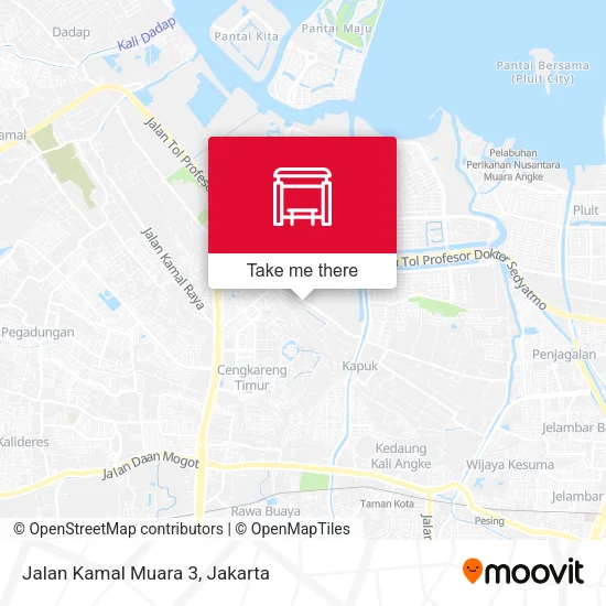 Jalan Kamal Muara 3 map