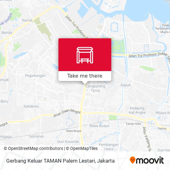 Gerbang Keluar TAMAN Palem Lestari map