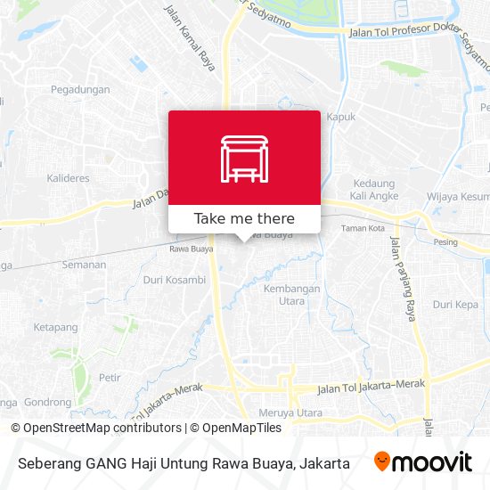 Seberang GANG Haji Untung Rawa Buaya map