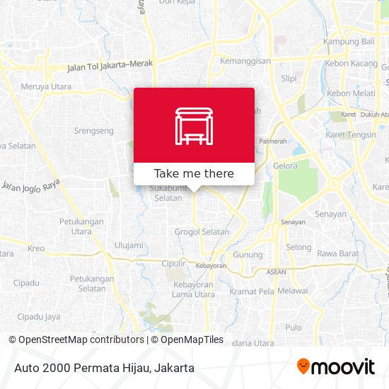 Auto 2000 Permata Hijau map