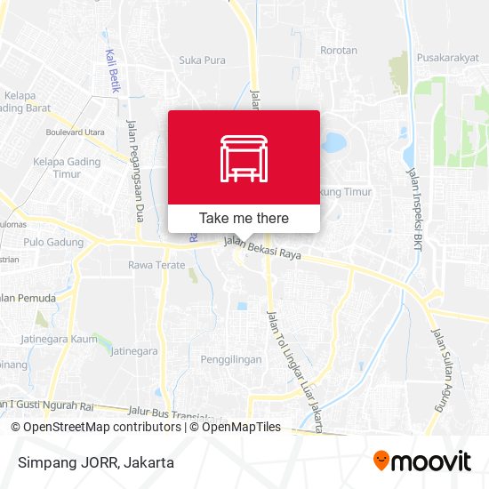 Simpang JORR map