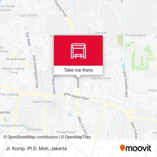 Jl. Komp. Pt.D. Moh map