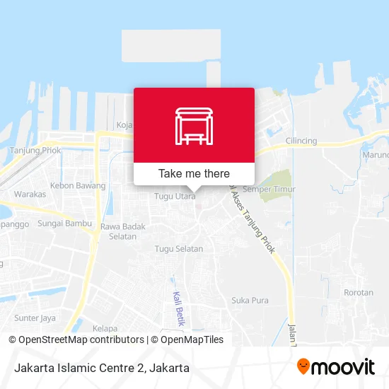 Jakarta Islamic Centre 2 map