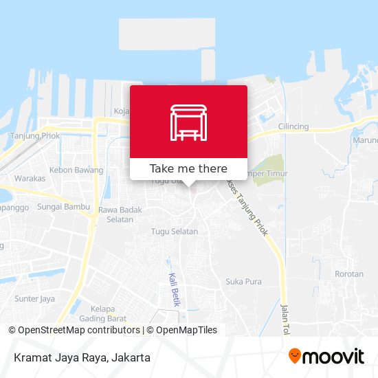 Kramat Jaya Raya map