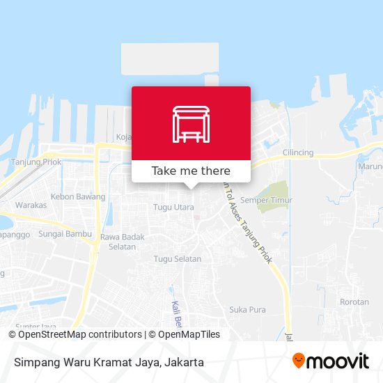 Simpang Waru Kramat Jaya map