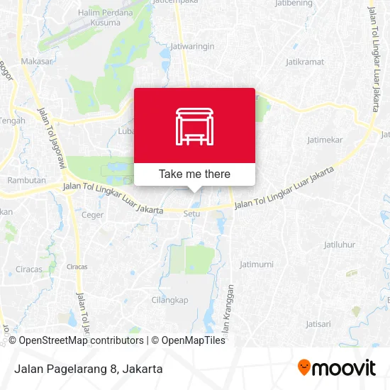 Jalan Pagelarang 8 map