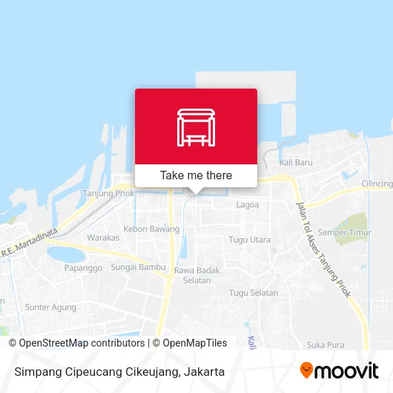 Simpang Cipeucang Cikeujang map