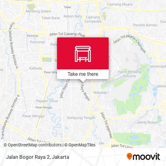 Jalan Bogor Raya 2 map