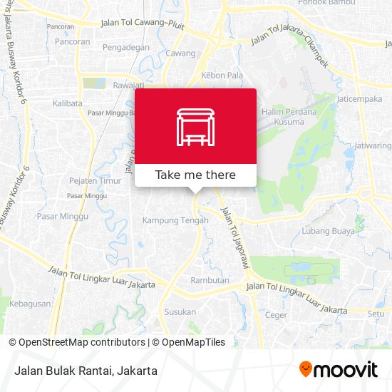 Jalan Bulak Rantai map