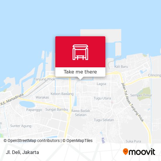 Jl. Deli map