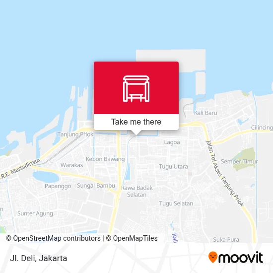 Jl. Deli map