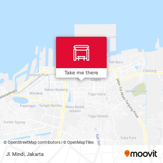 Jl. Mindi map