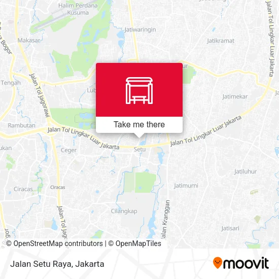 Jalan Setu Raya map