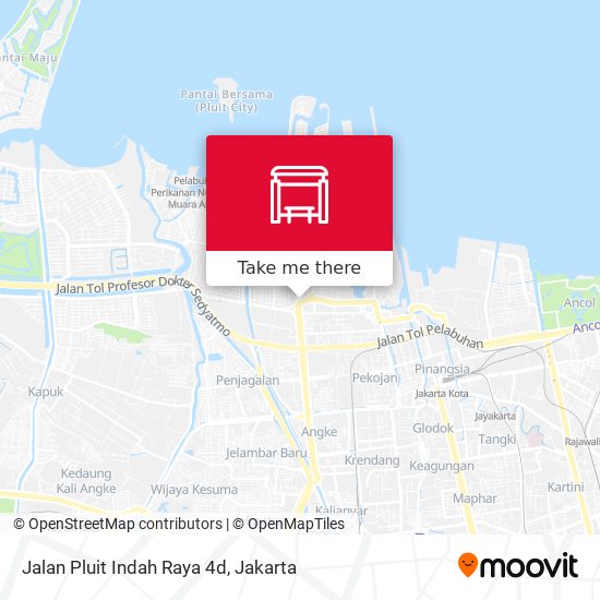 Jalan Pluit Indah Raya 4d map