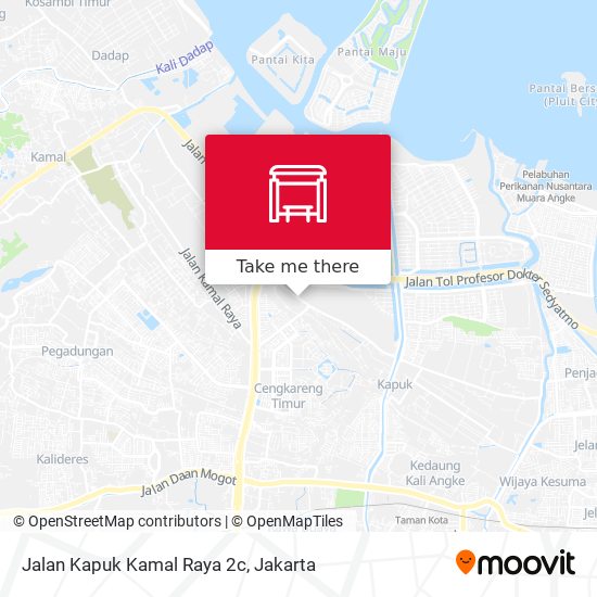 Jalan Kapuk Kamal Raya 2c map