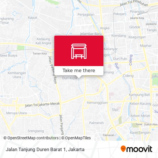Jalan Tanjung Duren Barat 1 map