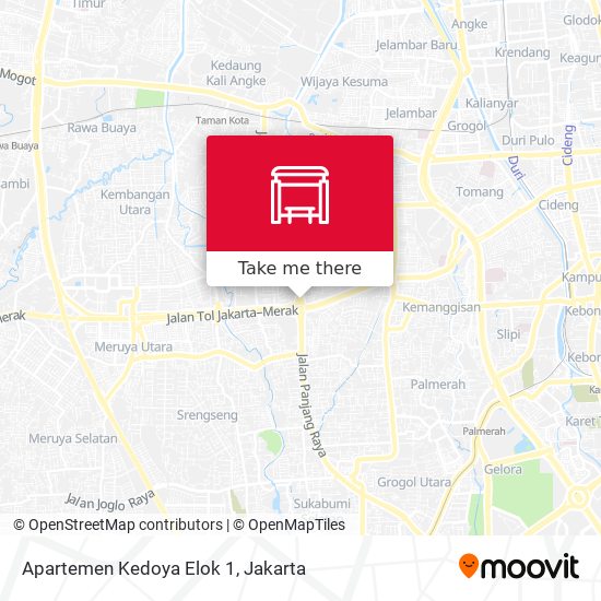 Apartemen Kedoya Elok 1 map