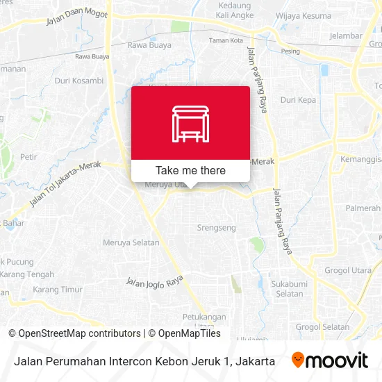 Jalan Perumahan Intercon Kebon Jeruk 1 map