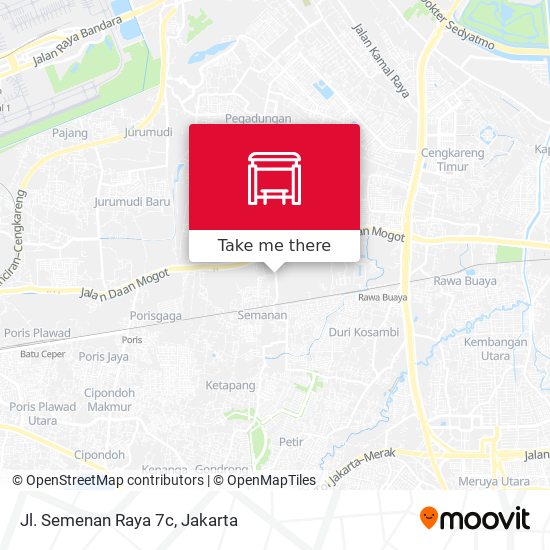 Jl. Semenan Raya 7c map