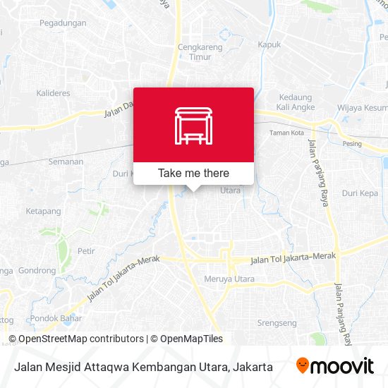 Jalan Mesjid Attaqwa Kembangan Utara map