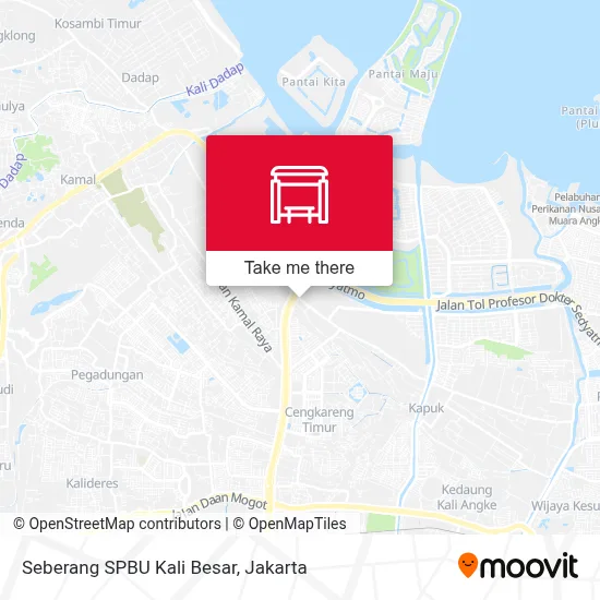 Seberang SPBU Kali Besar map
