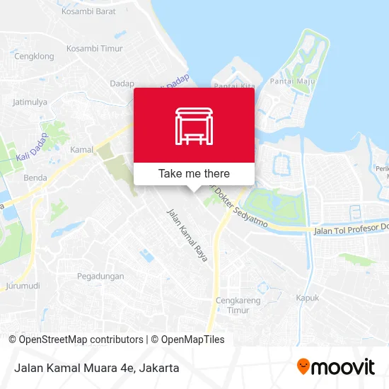Jalan Kamal Muara 4e map