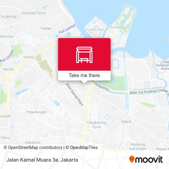 Jalan Kamal Muara 3e map
