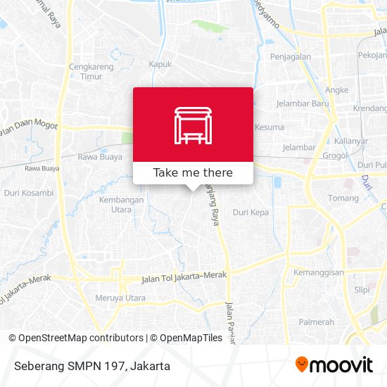 Seberang SMPN 197 map