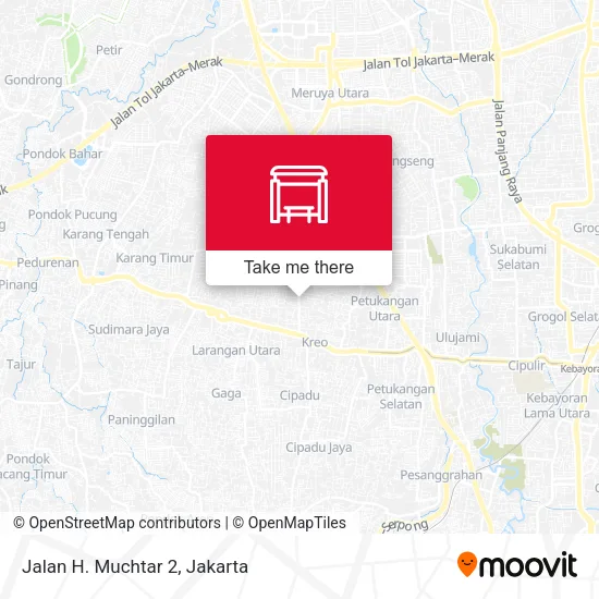 Jalan H. Muchtar 2 map