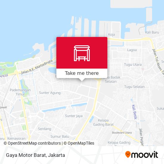 Gaya Motor Barat map