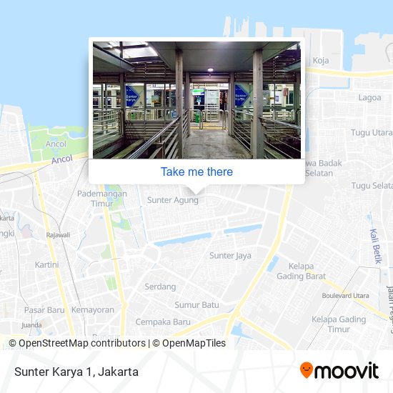 Sunter Karya 1 map