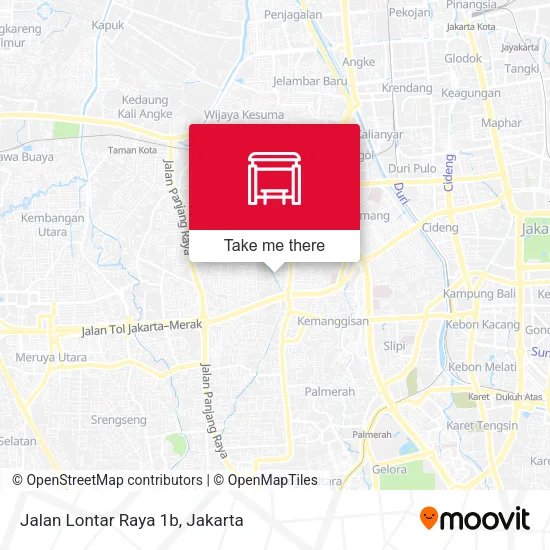 Jalan Lontar Raya 1b map