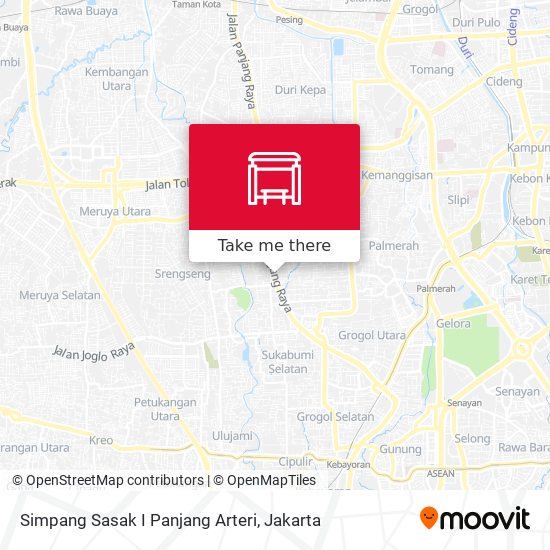 Simpang Sasak I Panjang Arteri map