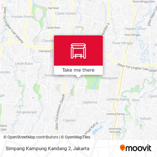 Simpang Kampung Kandang 2 map