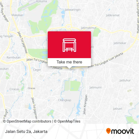Jalan Setu 2a map