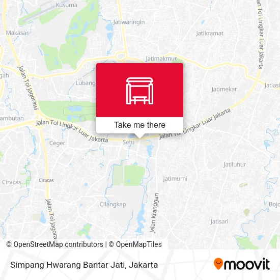 Simpang Hwarang Bantar Jati map