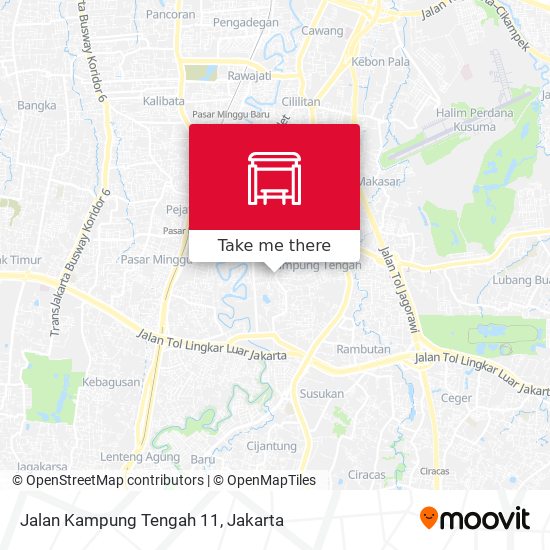 Jalan Kampung Tengah 11 map