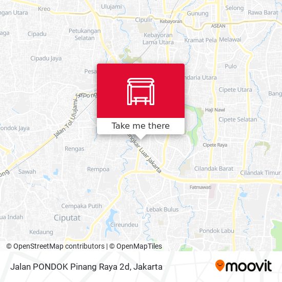 Jalan PONDOK Pinang Raya 2d map