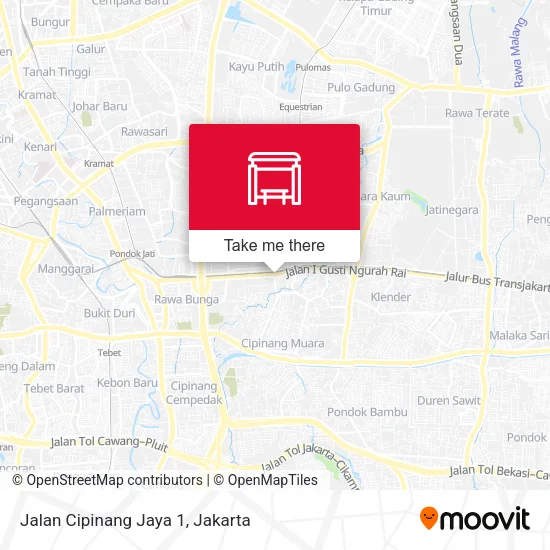 Jalan Cipinang Jaya 1 map