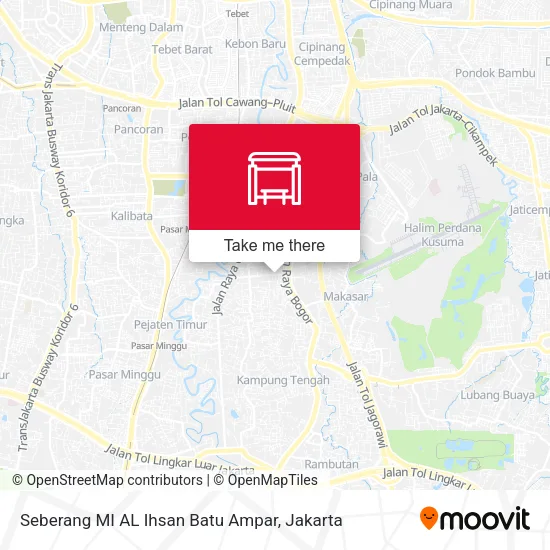 Seberang MI AL Ihsan Batu Ampar map